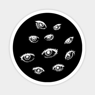 Eye doodle art Magnet